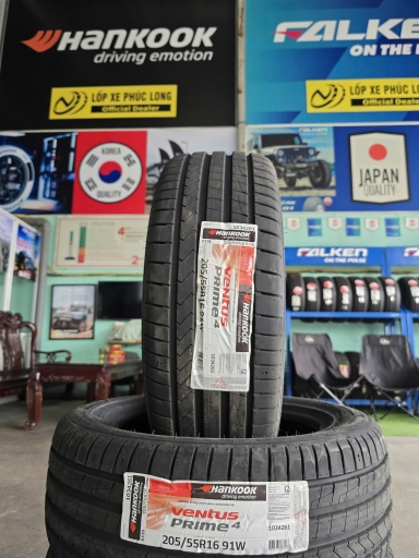 Lốp 205/55R16 Hankook Ventus Prime4 Hàn Quốc